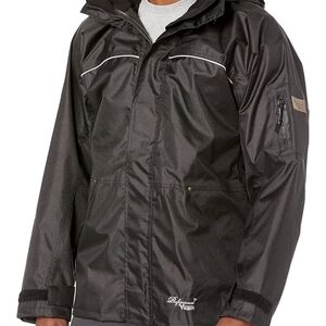 Professional Viking Thor 300D Bomber XXL Men's Black Waterproof Hooded Jacket